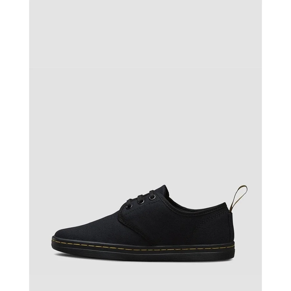 Dr. Martens Soho Black Canvas 3-Eye Oxford Shoes AW004 Mens 7 Womens 8